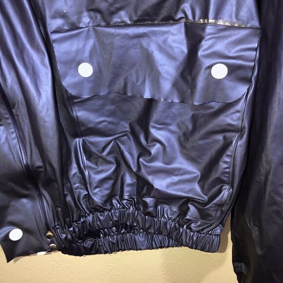 NELSON RIGG Cascade Motorcycle Rain Hooded Jacket Sz Large - Picture 7 of 11